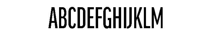 Counterpress Semibold Font UPPERCASE