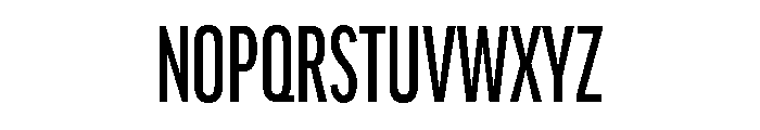 Counterpress Semibold Font UPPERCASE