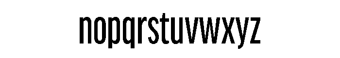 Counterpress Semibold Font LOWERCASE