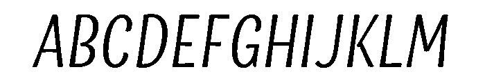 Country Blues Script Italic Font UPPERCASE