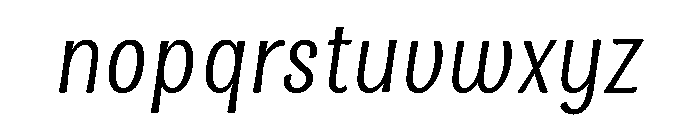 Country Blues Script Italic Font LOWERCASE