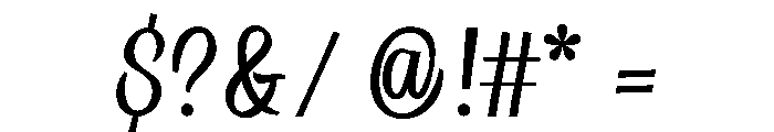 Country Blues Script Regular Font OTHER CHARS