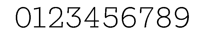 Courier New Extra Light Font OTHER CHARS