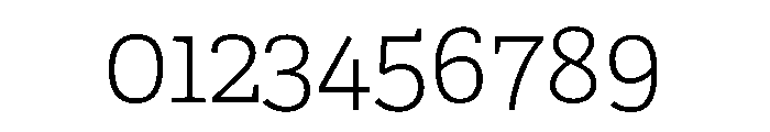 Courier New Thin Font OTHER CHARS
