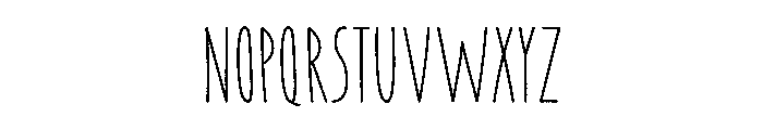 Coyote Bold Rough Font UPPERCASE
