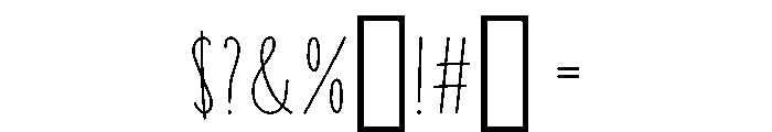 Coyote Bold Font OTHER CHARS