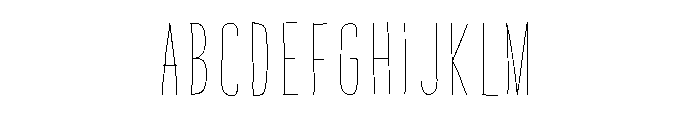 Coyote Light Font UPPERCASE