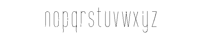 Coyote Light Font LOWERCASE