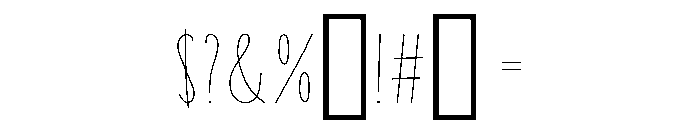Coyote Regular Font OTHER CHARS