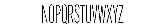 Coyote Thin Font UPPERCASE