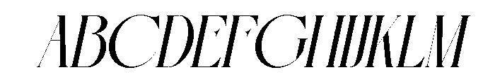 COGOFONTE Italic Font UPPERCASE