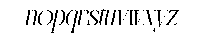 COGOFONTE Italic Font LOWERCASE