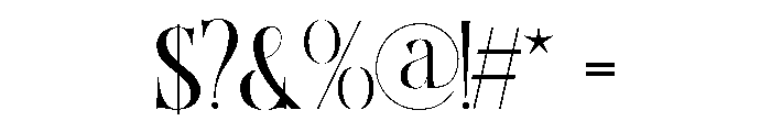 COGOFONTE Regular Font OTHER CHARS