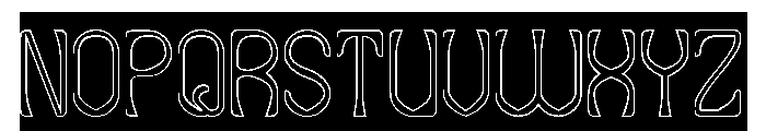 COLOR TECHNIQUES-Hollow-Inverse Font UPPERCASE