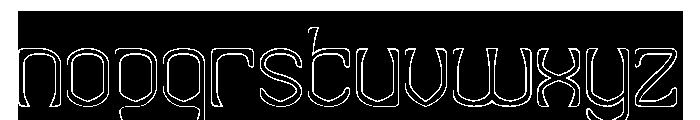 COLOR TECHNIQUES-Hollow-Inverse Font LOWERCASE