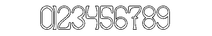 COLOR TECHNIQUES-Hollow Font OTHER CHARS