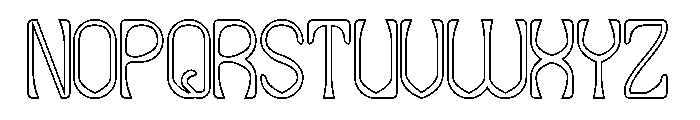 COLOR TECHNIQUES-Hollow Font UPPERCASE