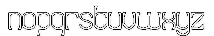COLOR TECHNIQUES-Hollow Font LOWERCASE