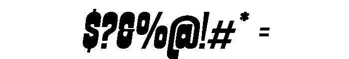 COMMAND Oblique Font OTHER CHARS