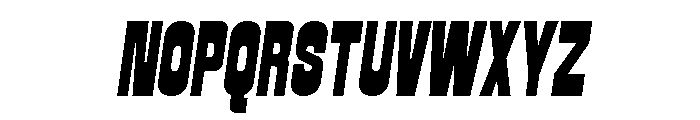 COMMAND Oblique Font UPPERCASE