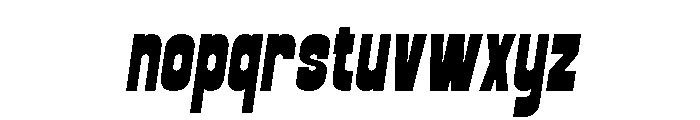 COMMAND Oblique Font LOWERCASE