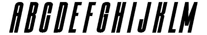 CONCRETE Italic Font UPPERCASE