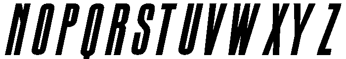 CONCRETE Italic Font UPPERCASE