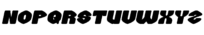 COOKIE CLUB Bold Italic Font UPPERCASE