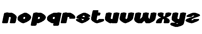 COOKIE CLUB Bold Italic Font LOWERCASE