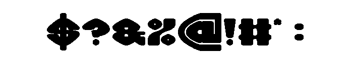 COOKIE CLUB Bold Font OTHER CHARS
