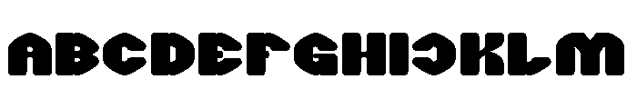 COOKIE CLUB Bold Font UPPERCASE