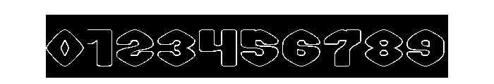 COOKIE CLUB-Hollow-Inverse Font OTHER CHARS