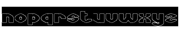 COOKIE CLUB-Hollow-Inverse Font LOWERCASE