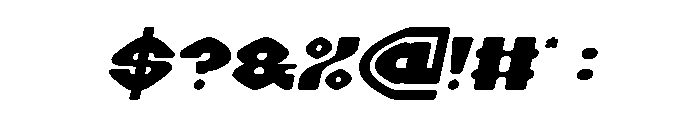 COOKIE CLUB Italic Font OTHER CHARS