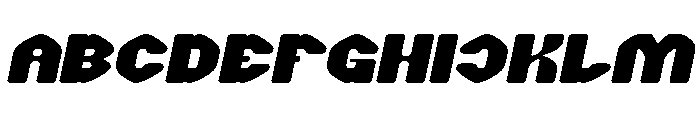 COOKIE CLUB Italic Font UPPERCASE