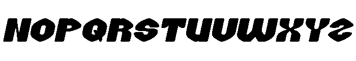 COOKIE CLUB Italic Font UPPERCASE