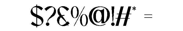 CORALIE-Regular Font OTHER CHARS