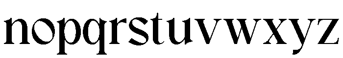 CORALIE-Regular Font LOWERCASE