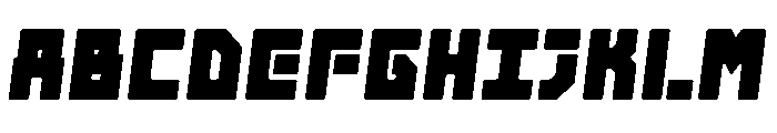 COSMO Slop Font UPPERCASE