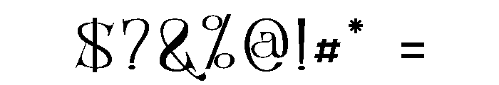 COVERCES Font OTHER CHARS