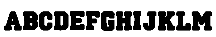 Coach Varsity Regular Font UPPERCASE