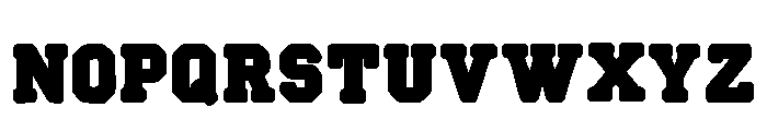 Coach Varsity Regular Font LOWERCASE