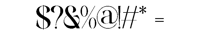 Coalissa Regular Font OTHER CHARS