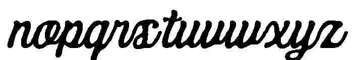 Coastal Angels Regular Font LOWERCASE