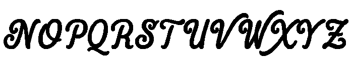 Coastal Honey Font UPPERCASE