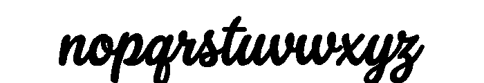 Coastal Honey Font LOWERCASE