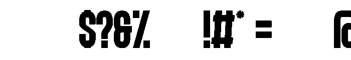 Coastal Regular Font OTHER CHARS