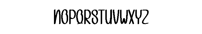 Coastal Star Font LOWERCASE