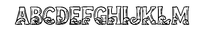 Coastal Surf By Squeeb  Regular Font UPPERCASE
