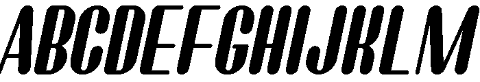 Coatink Italic Font UPPERCASE